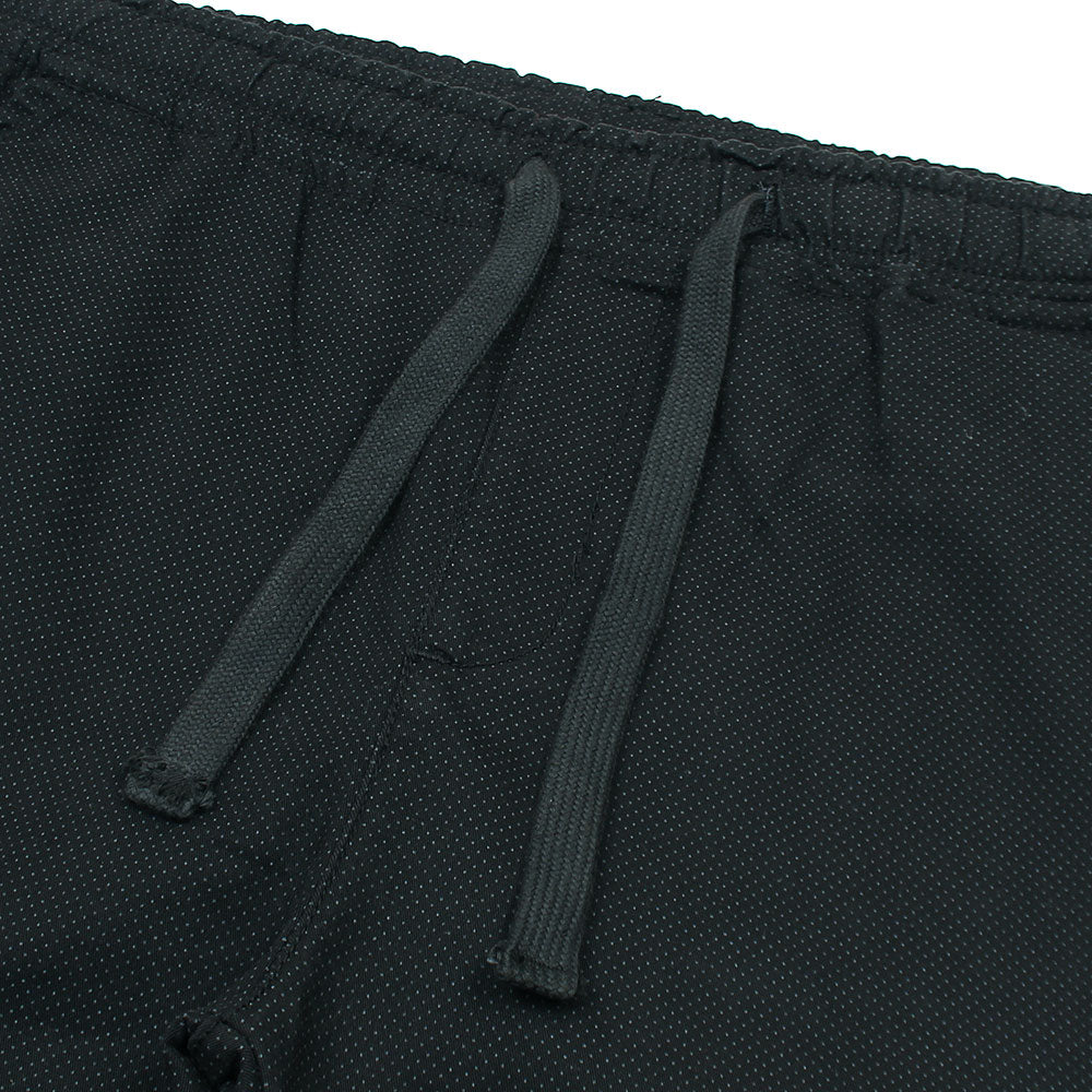 Premium Cotton Waste Jogger Pants (Black Doted)