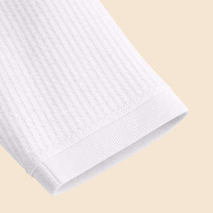 Cotton Eagle Premium Thermal Polo Shirt – White