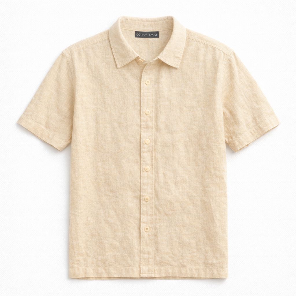 Cotton Eagle Linen Shirt