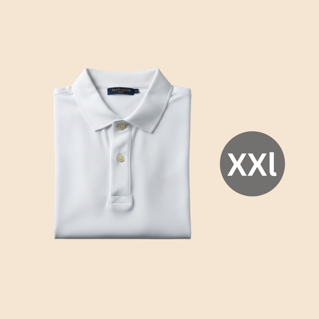 Cotton Eagle Premium Thermal Polo Shirt – White