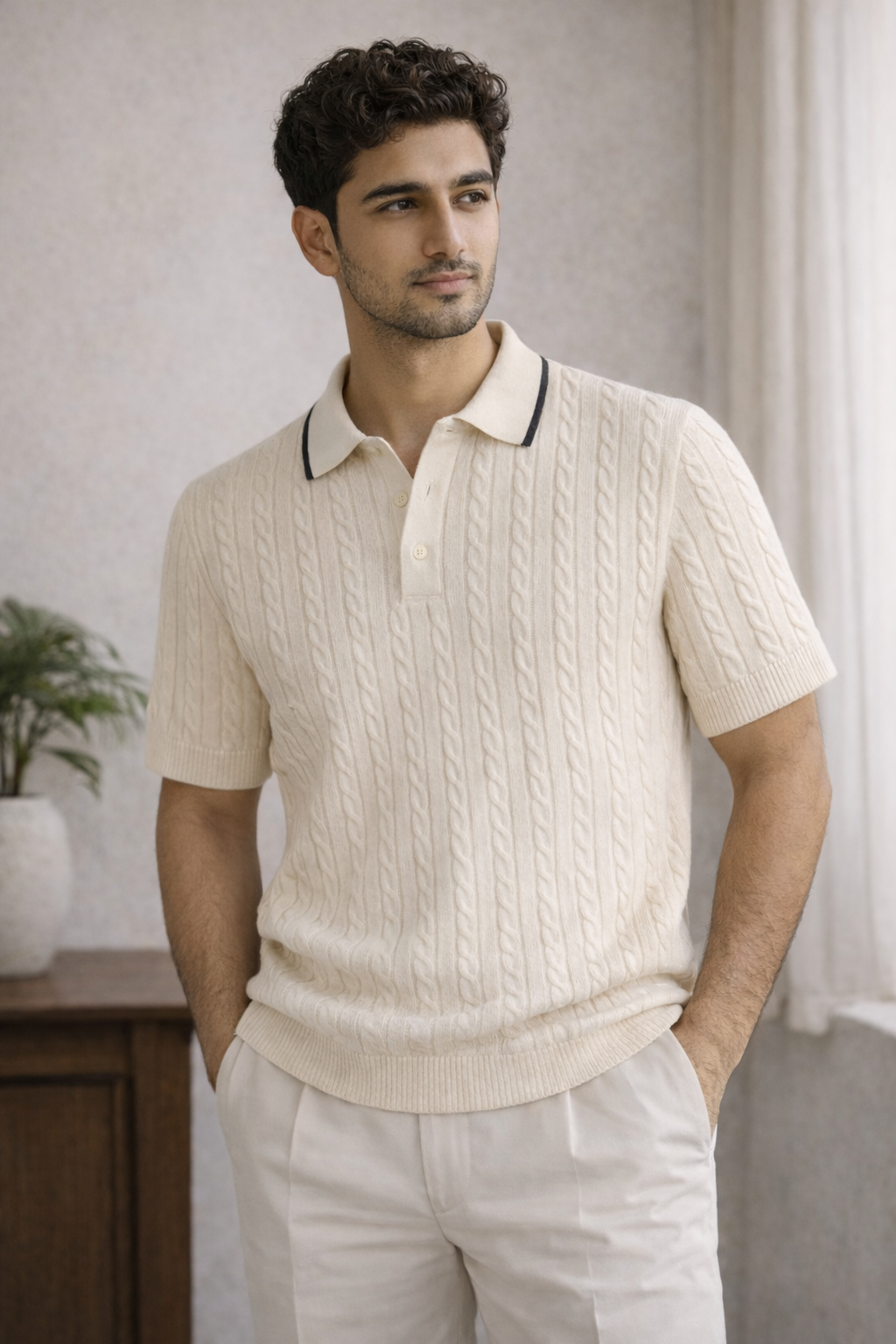 Cotton Eagle Premium Thermal - Cable knit